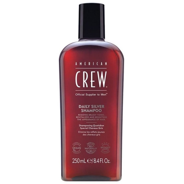 American Crew Daily Silver Shampoo 250 ml Brown
