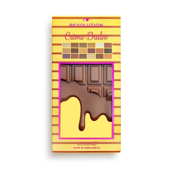 Makeup Revolution Chocolate Palette - Creme Brulee Yellow