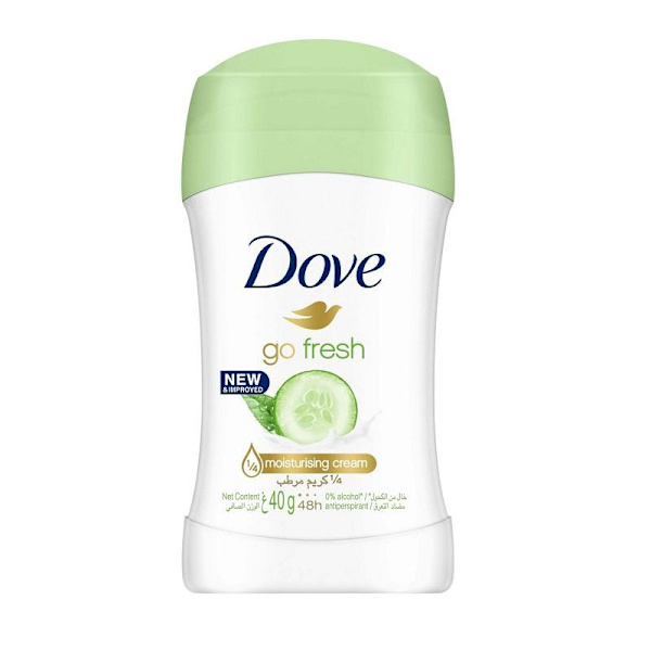 Dove Deostick - Cucumber and Green Tea 40ml Transparent