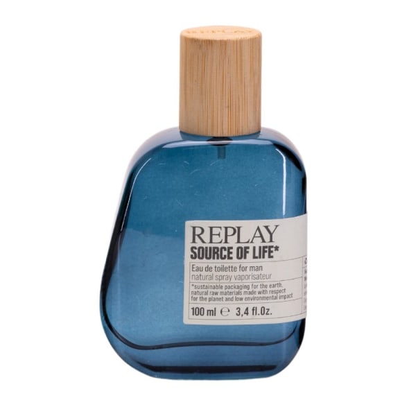 Replay Source Of Life Man Edt 100ml Blue