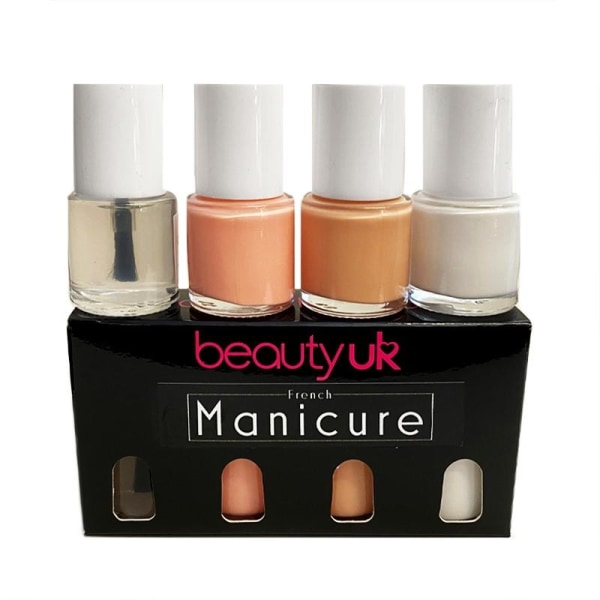 Beauty UK French Manicure Sæt 4x9ml Transparent