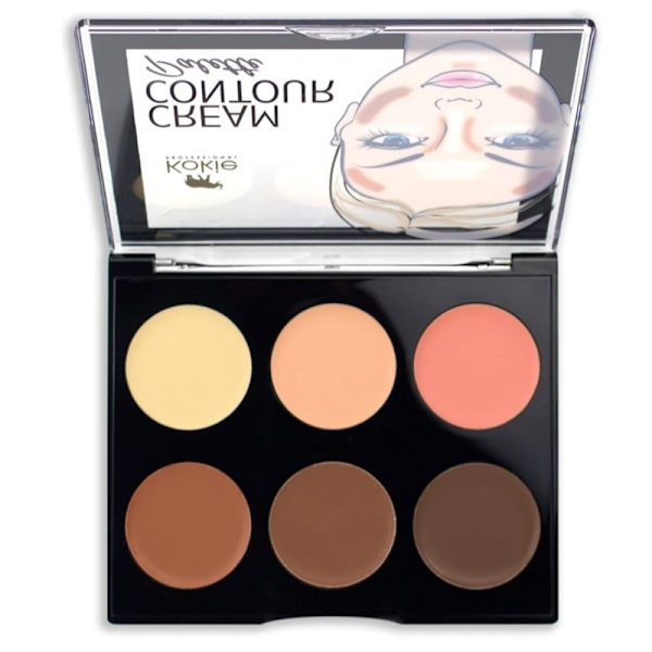 Kokie Cream Contour Palette - Deep/Dark Multicolor