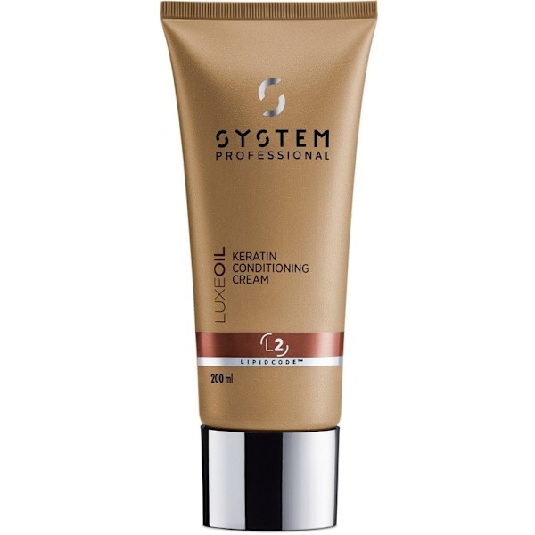 System Professional LuxeOil Keratin Conditioning Cream 200ml Guld