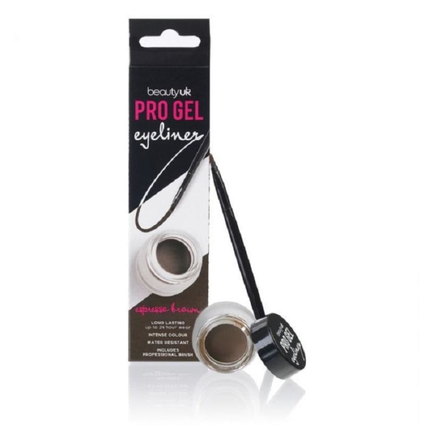 Beauty UK Pro Gel Eyeliner Espresso Brown 4,5g Brown