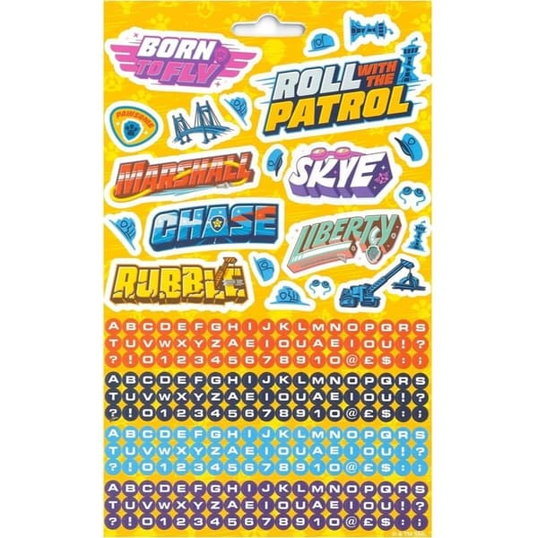 Paw Patrol 500 Stickers Multicolor