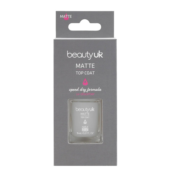 Beauty UK Matte Top Coat Transparent