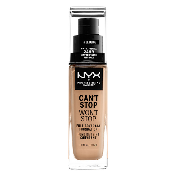 NYX PROF. MAKEUP Can't Stop Won't Stop Foundation - True beige Transparent