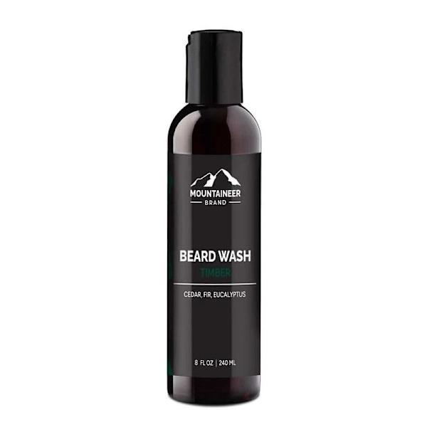 Mountaineer Brand Timber Beard Wash 240ml Transparent