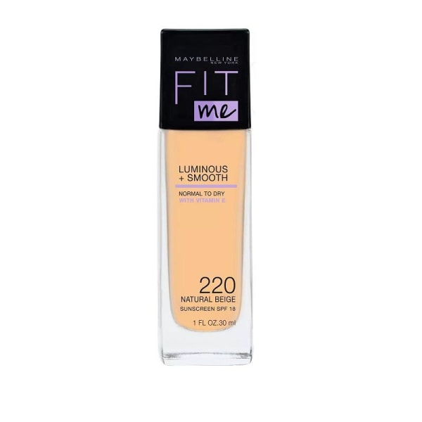 Maybelline Fit Me Luminous + Smooth Foundation - 220 Natural Bei Beige