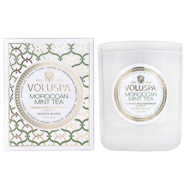 Voluspa Classic Candle Moroccan Mint Tea 269g White