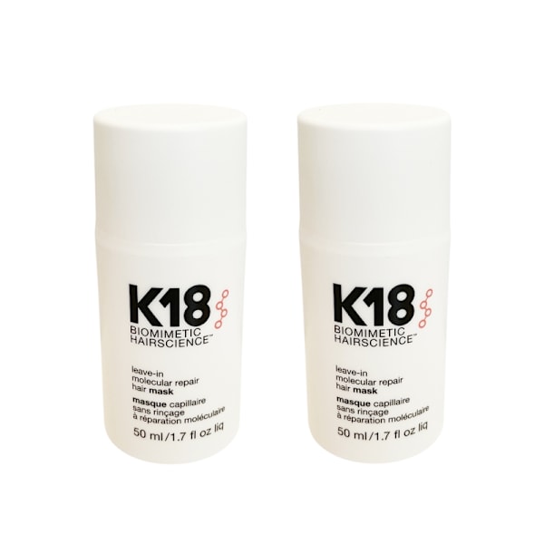 2-pack K18 Leave-In Molecular Repair Hair Mask 50ml Transparent