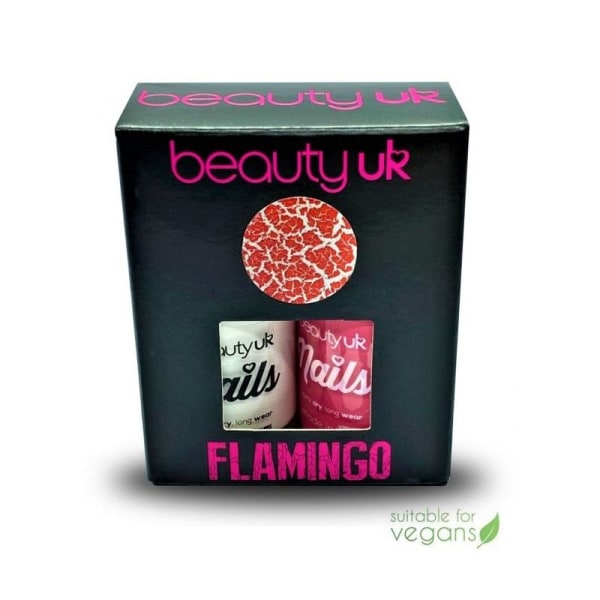 Beauty UK Nails Wild Things - Flamingo 2x11ml Transparent