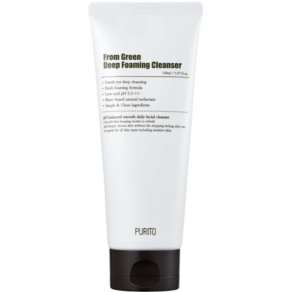 Purito From Green Deep Foaming Cleanser 150ml White