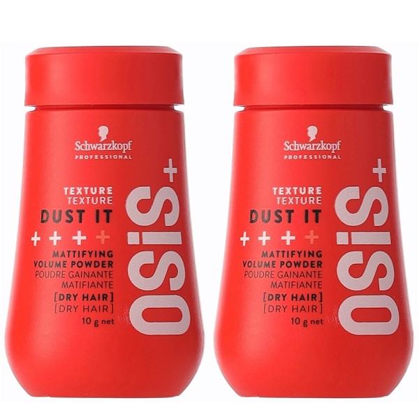 2-pack Schwarzkopf Osis Dust It Röd