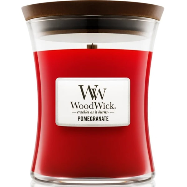 WoodWick Medium - Pomegranate Red