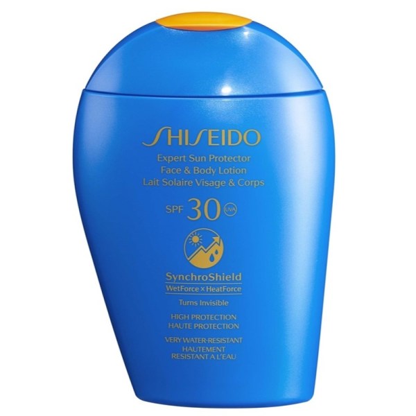 Shiseido Sun Expert Pro kasvo- ja vartalovoide SPF30 150 ml Transparent