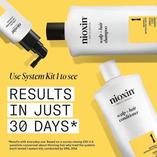 Nioxin System 1 Conditioner for Thinning Hair 1000ml Vit