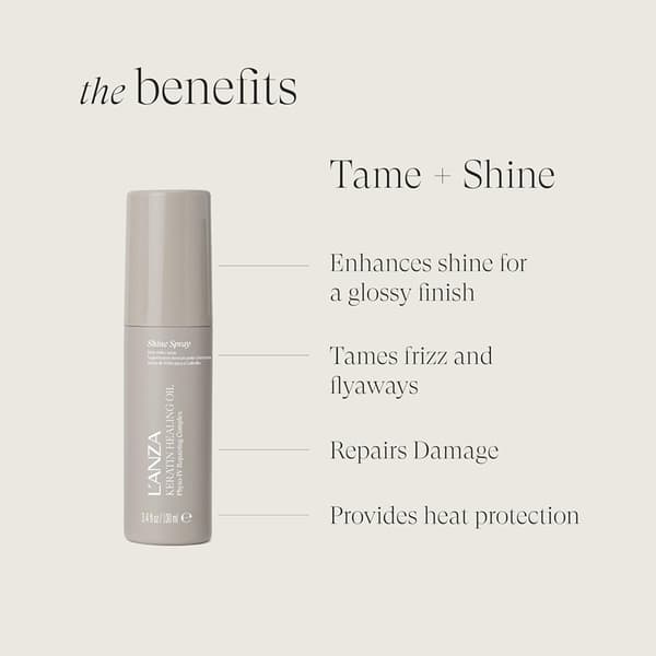 L'anza Keratin Healing Oil Shine Spray 100ml grå