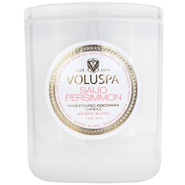 Voluspa Classic Candle Saijo Persimmon 269g White