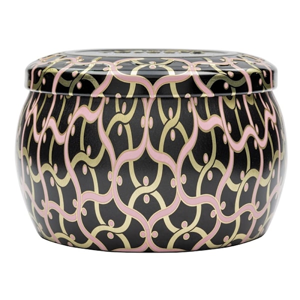 Voluspa Decorative Tin Candle Pink Citron Grapefruit 113g Svart