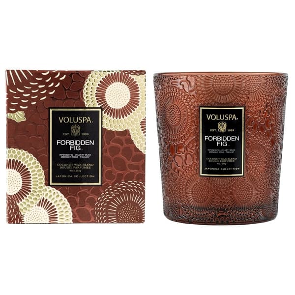 Voluspa Boxed Candle Forbidden Fig 255g Lila