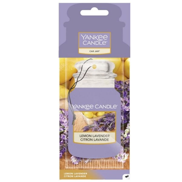 Yankee Candle Car Jar Air Freshener Lemon Lavender Lila