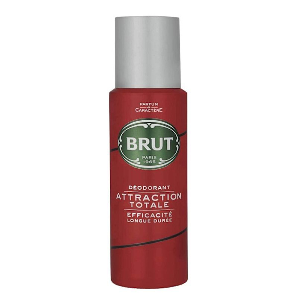 Brut Attraction Totale Deodorant Spray 200 ml Transparent Transparent