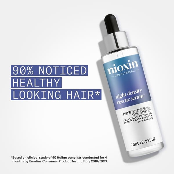 Nioxin Night Density Rescue Serum 70ml White