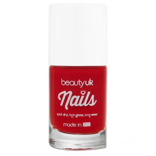 Beauty UK Nails no.11 - Post Box Red 9ml Transparent
