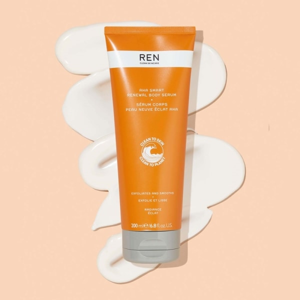 REN Radiance Skincare Aha Smart Renewal Body Serum 200ml Transparent