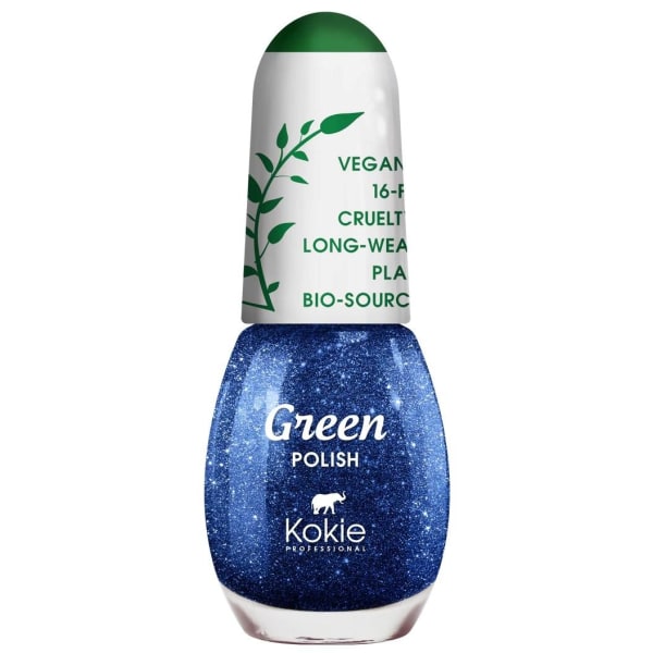 Kokie Green Nail Polish - Skinny Dip Transparent