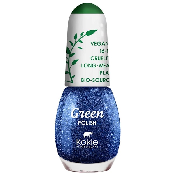 Kokie Green Nail Polish - Skinny Dip Transparent