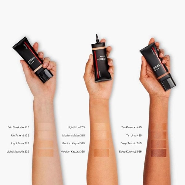 Shiseido Synchro Skin Self-refreshing Tint Foundation 115 Fair Shirakaba 30ml Transparent
