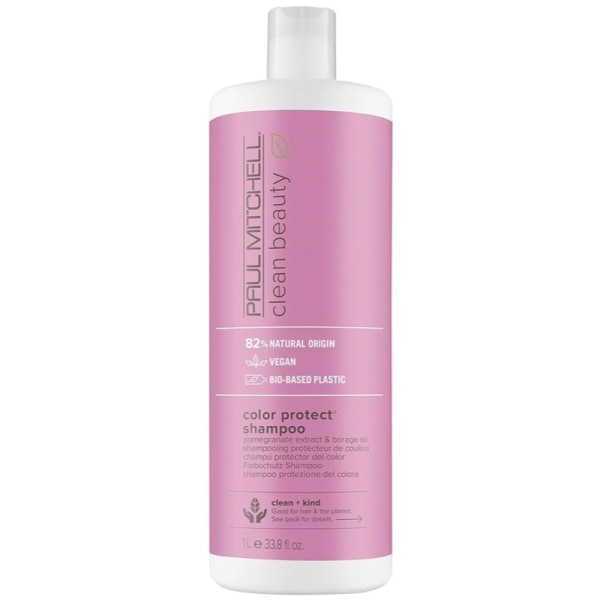 Paul Mitchell Clean Beauty Color Protect Shampoo 1000ml Transparent