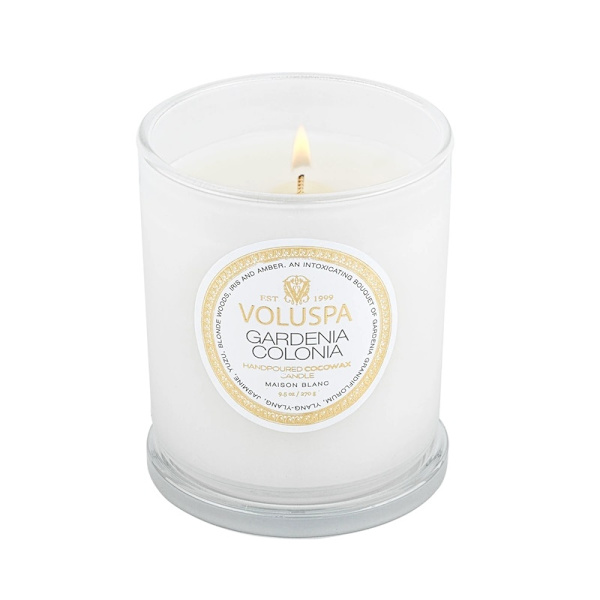 Voluspa Classic Candle Gardenia Colonia 269g Black