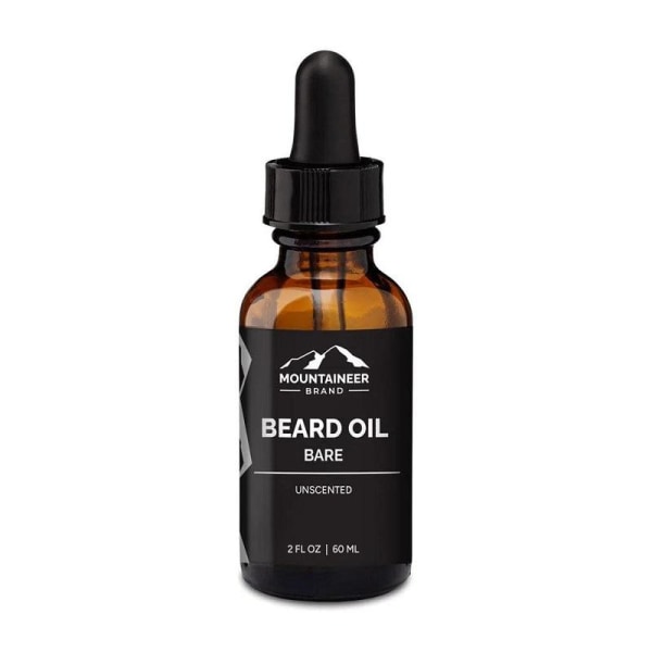 Mountaineer Brand Bare (Unscented) Beard Oil 60ml Transparent