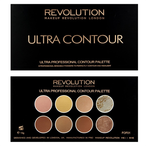 Makeup Revolution Ultra Contour Palette Svart