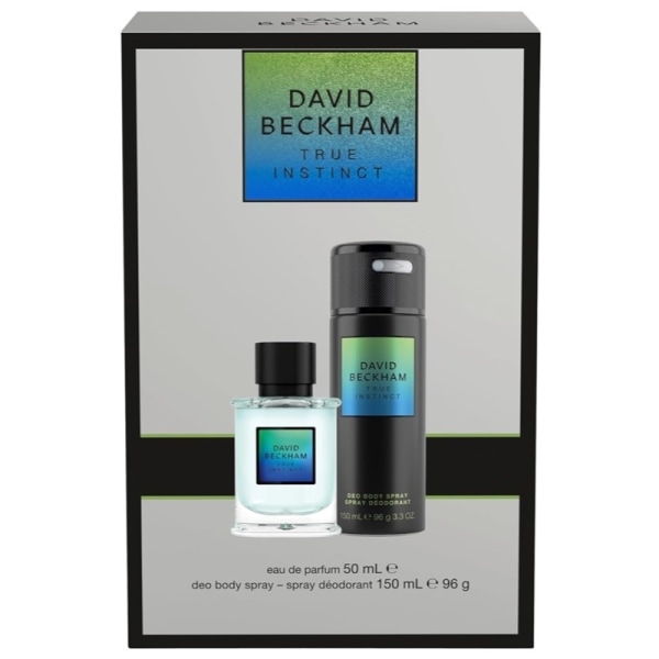 Giftset David Beckham True Instinct Edp 50ml + Deo Spray 150ml Silver