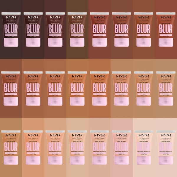 NYX PROF. MAKEUP Bare With Me Blur Tint Foundation 30ml 09 Light Medium Transparent
