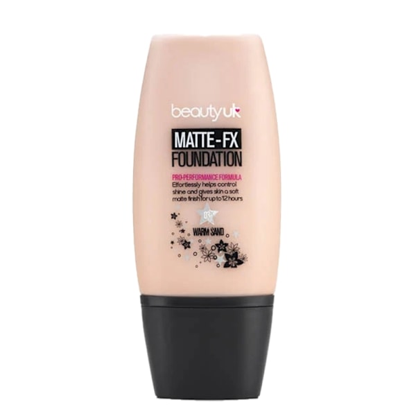 Beauty UK Matte FX Foundation - No.3 Warm Sand Transparent