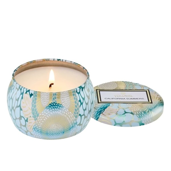 Voluspa Decorative Tin Candle California Summers 113g Blue