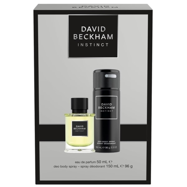 Giftset David Beckham Instinct Edp 50ml + Deo Spray 150ml Silver