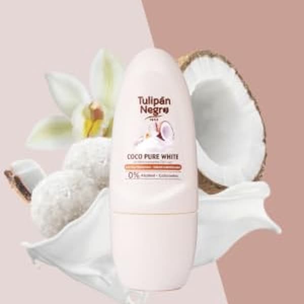Tulipan Negro Coco Pure White Deo Roll-On 50ml Vit