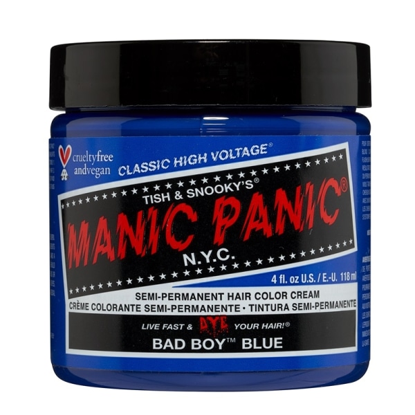 Manic Panic Classic Cream Bad Boy Blue Blue