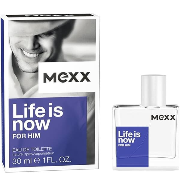 Mexx Life Is Now For Him Edt 30ml Transparent