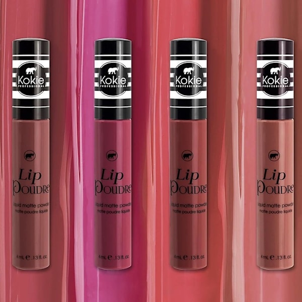 Kokie Lip Poudre Liquid Matte Powder - Rosewood Dark pink