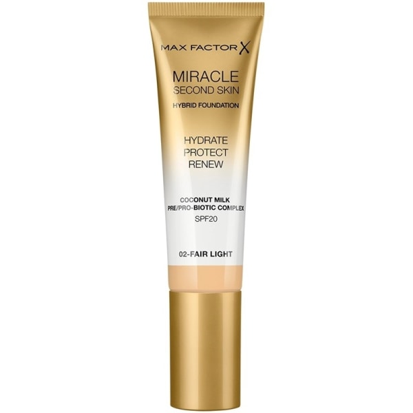 Max Factor Miracle Second Skin Foundation 02 Fair Light Beige