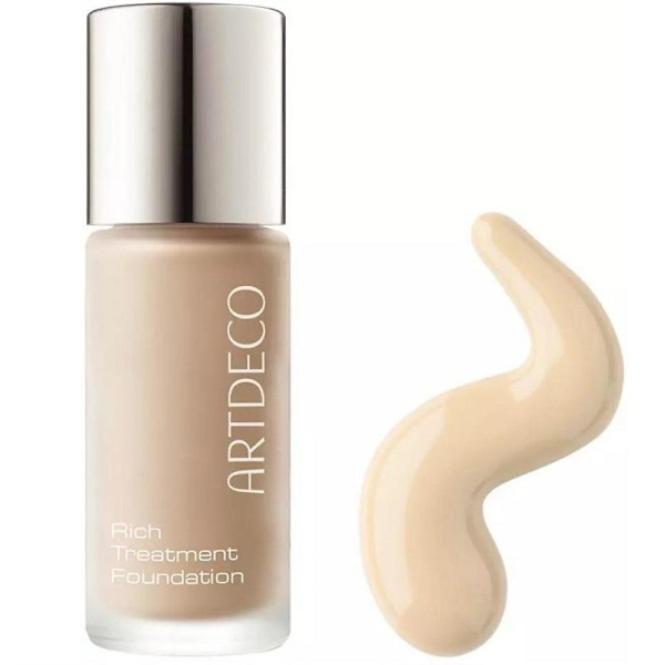 Artdeco Rich Treatment Foundation 10 Sunny Shell 20ml Transparent