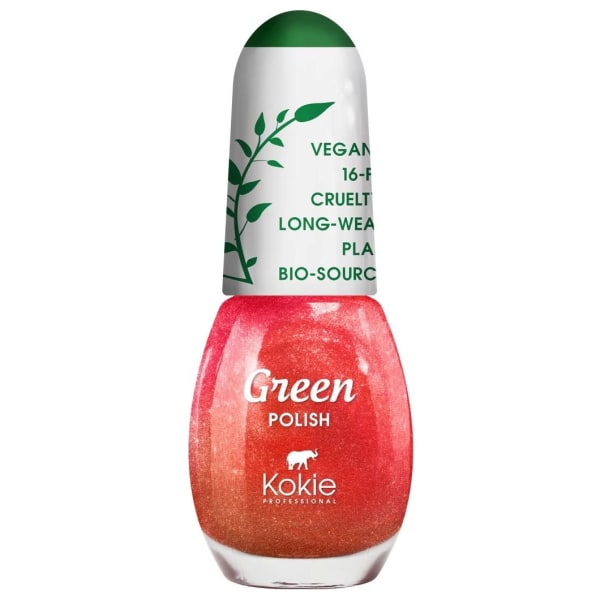 Kokie Green Nail Polish - Tan Line Transparent