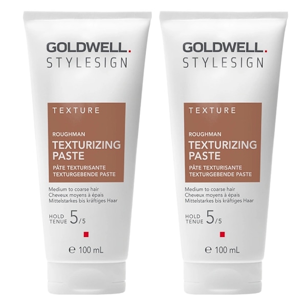 2-pack Goldwell StyleSign Texture Roughman Texturizing Paste 100ml Guld
